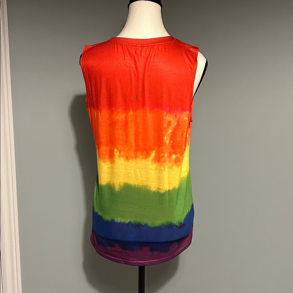 🔥🆕🔥Love Wins Rainbow Tank Top - Picture 3 of 7